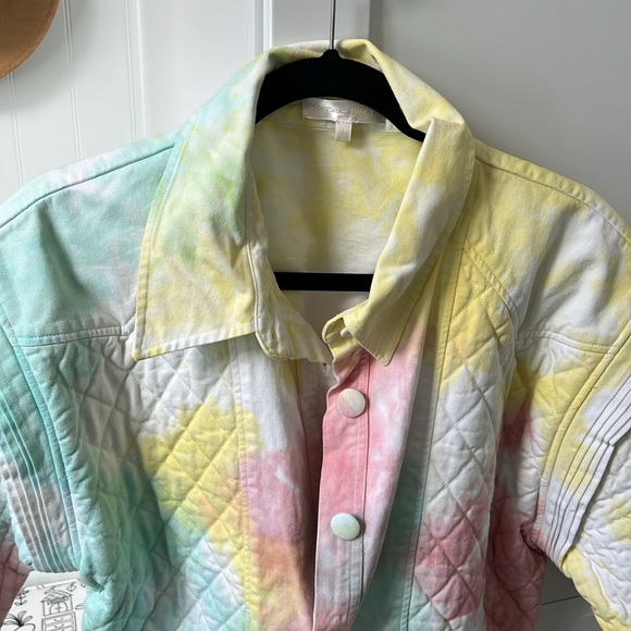 Love Shack Fancy quilted jacket. Size L. As good as new, never been worn. - Picture 2 of 5